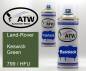Preview: Land-Rover, Keswick Green, 799 / HFU: 400ml Sprühdose + 400ml Klarlack - Set, von ATW Autoteile West.
